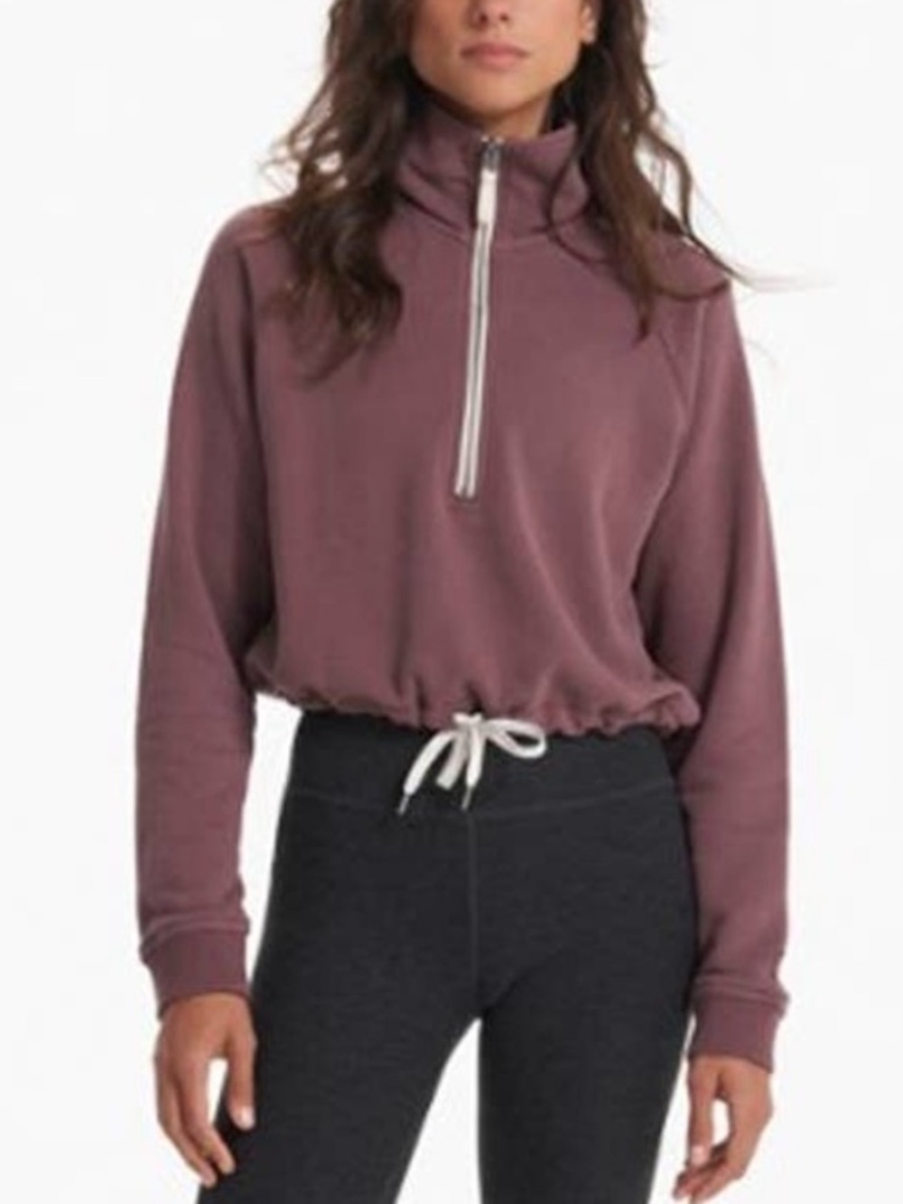 Vuori Sedona Half Zip Fleece Pullover Chestnut Large